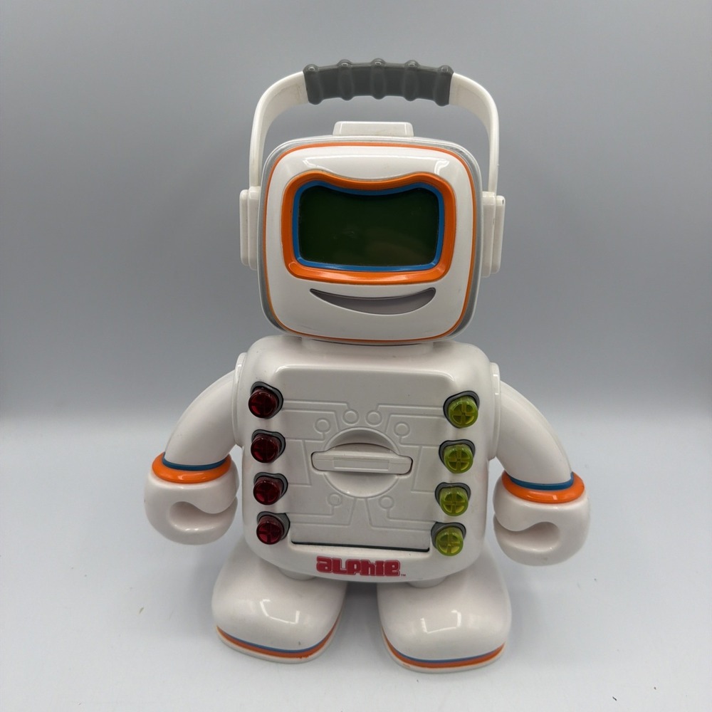 Playskool ALPHIE Robot Learning Interactive Electronic System 2009 29 Cards